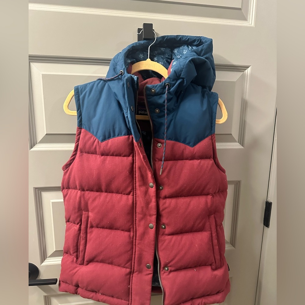 Patagonia Burgundy and Teal Jacket